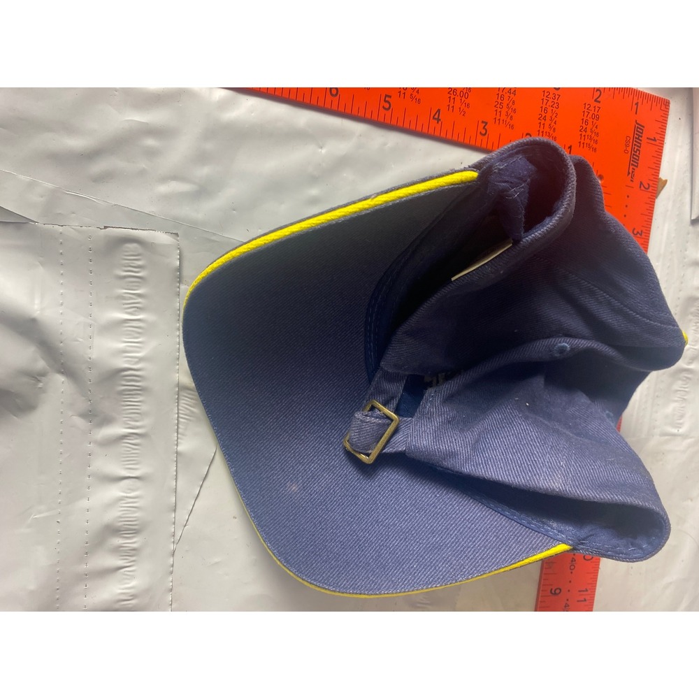 Alaska The Last Frontier Navy Blue Embroidered Eagle Baseball Cap Dad Hat Strap - Picture 3 of 4